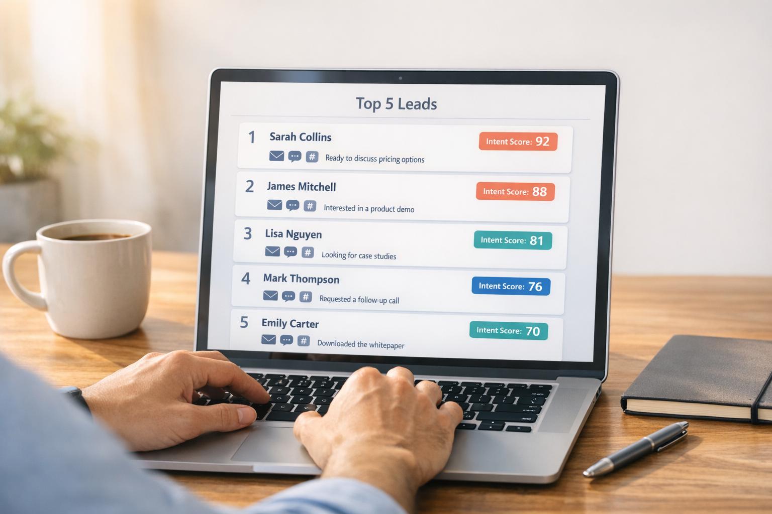 NLP Algorithms for Predictive Lead Scoring | SalesMind AI