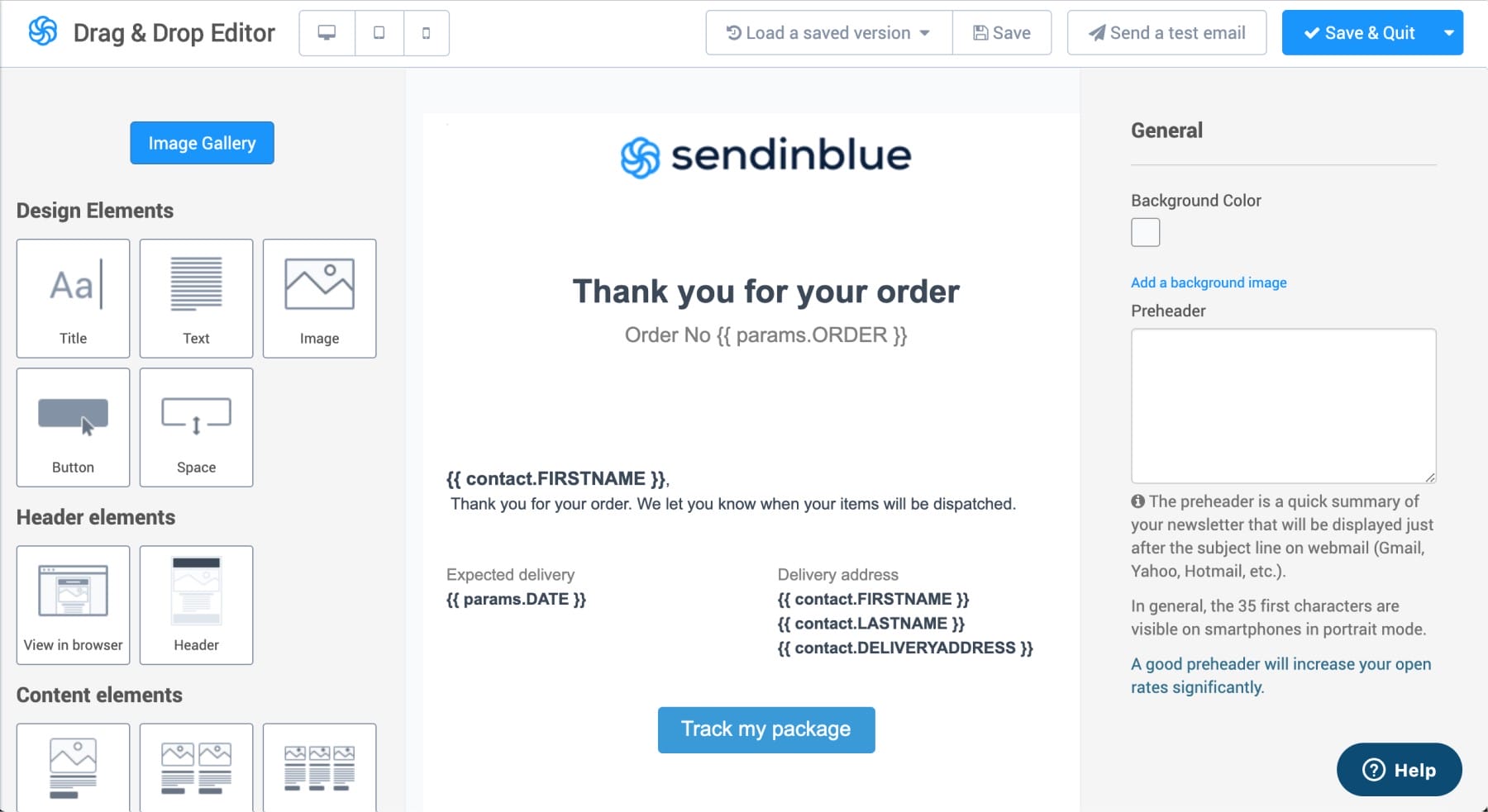 Sendinblue (Brevo) white-label SaaS email-marketing platform—drag-and-drop editor for agencies to personalise emails and resell omnichannel automation under their own brand.