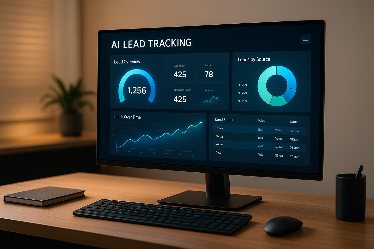 Seguimiento de clientes potenciales en tiempo real con AI paneles