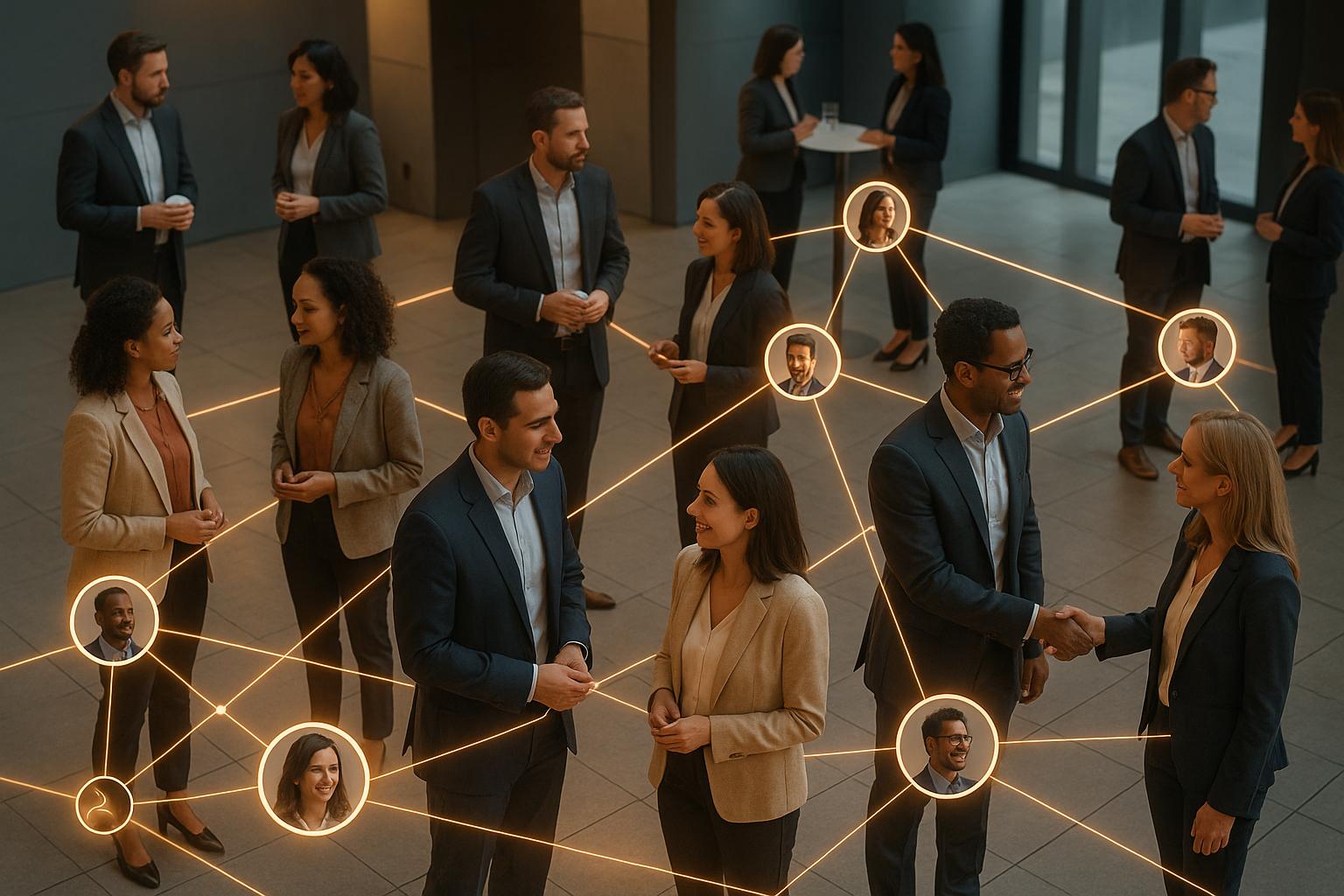 Cómo AI automatiza la creación de redes de eventos LinkedIn | SalesMind AI