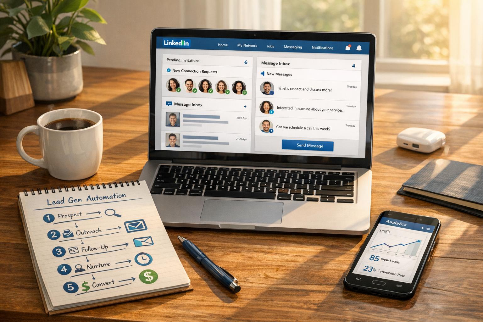 automate linkedin with python and selenium | step by... 5 Steps to Automate LinkedIn Lead Generation | SalesMind AI