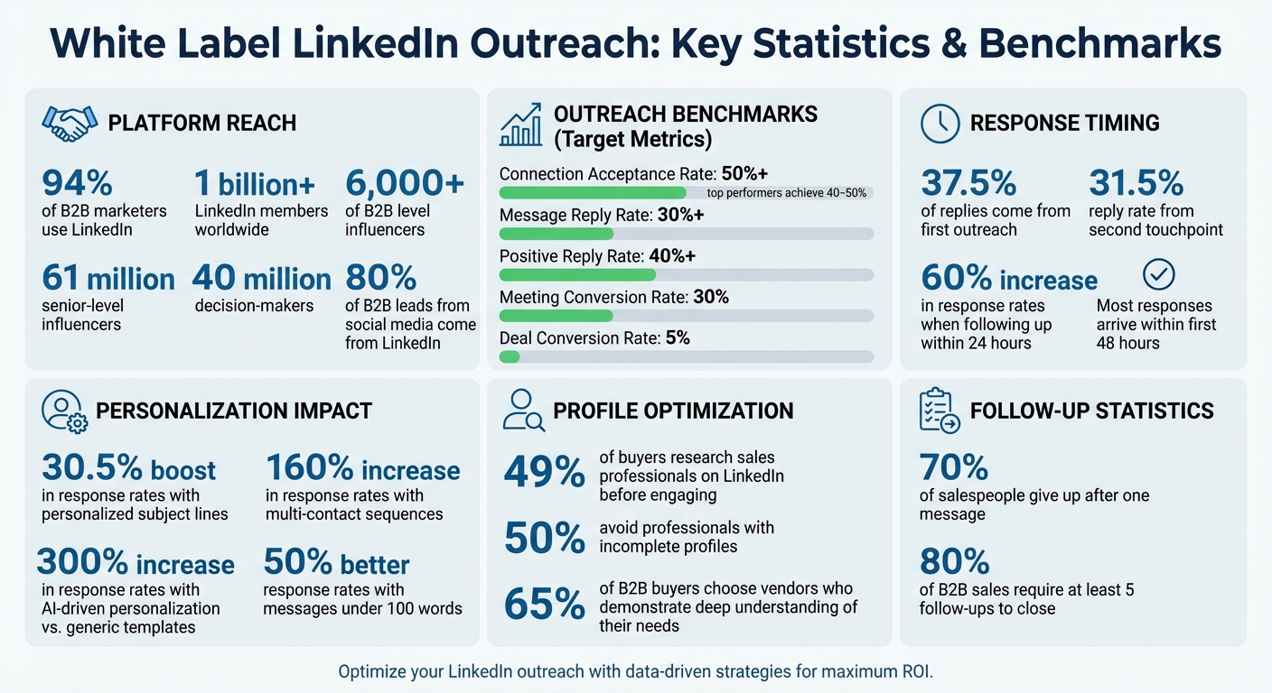 LinkedIn Outreach Performance Benchmarks and Key Statistics