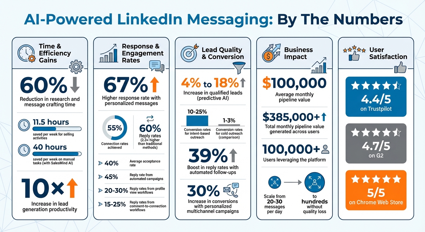AI LinkedIn Messaging Impact: Key Statistics and Performance Metrics