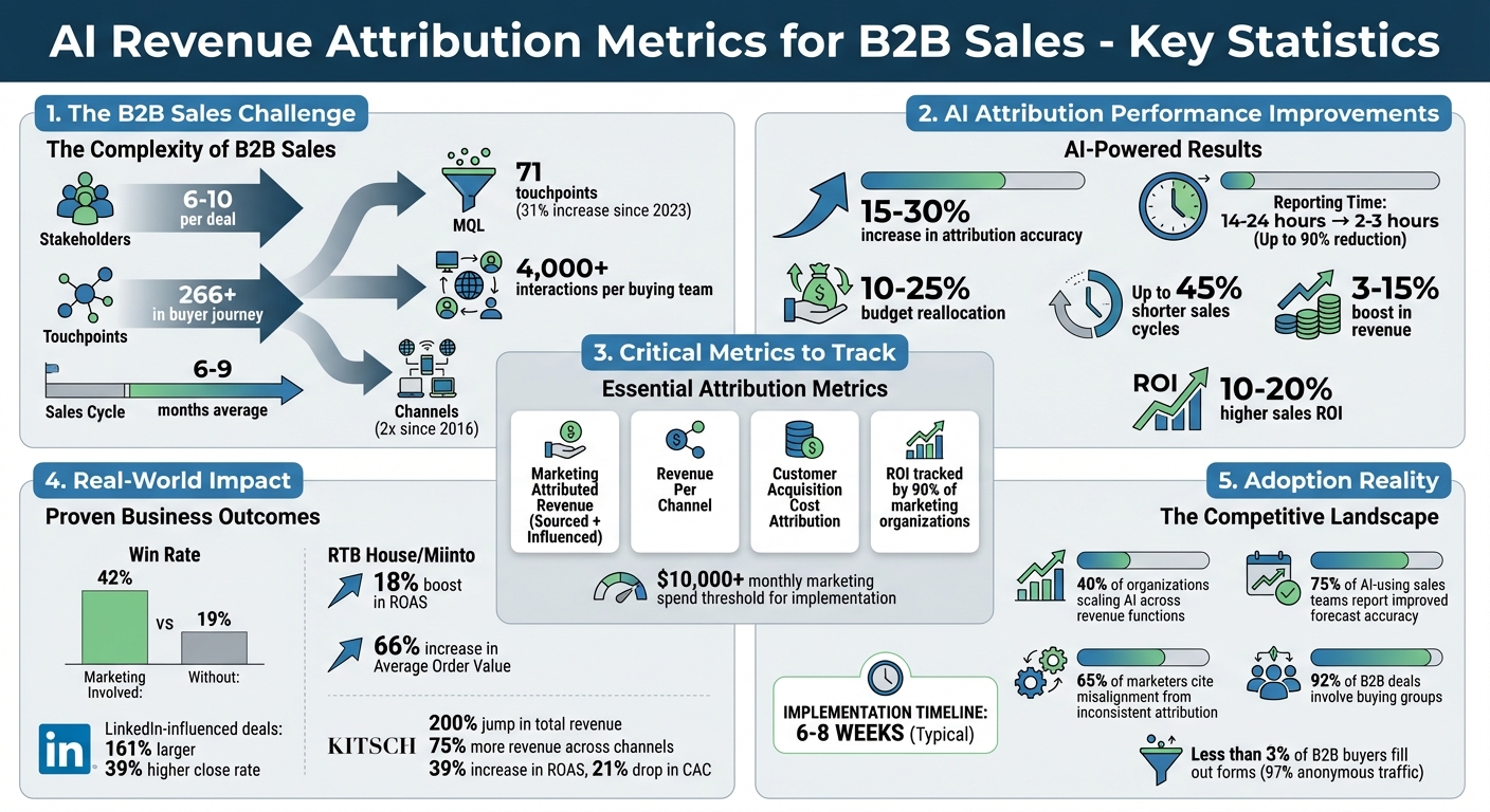 AI Revenue Attribution Impact: Key Statistics and Performance Metrics for B2B Sales